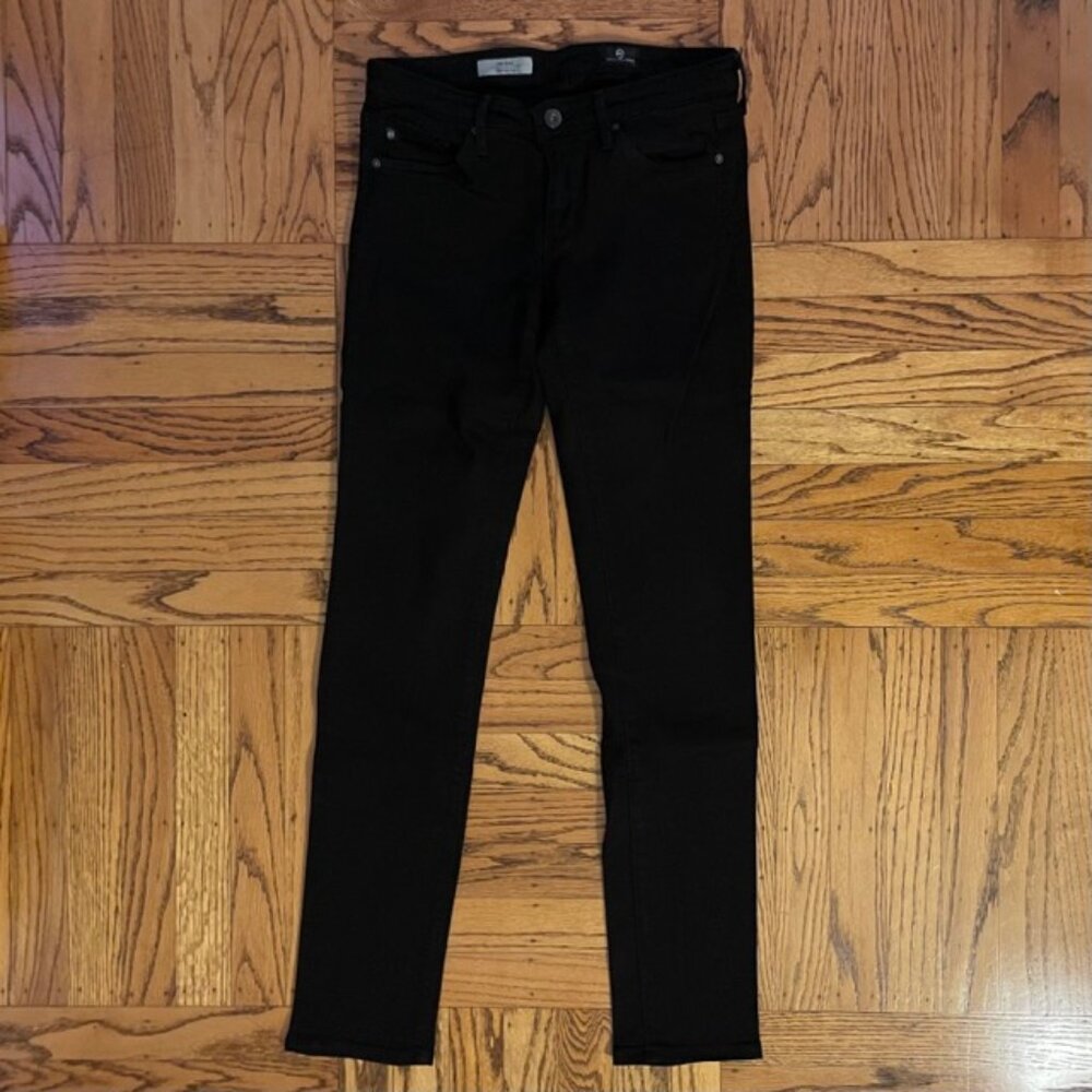 AG Jeans, The Stilt Cigarette Leg, Black, 26R